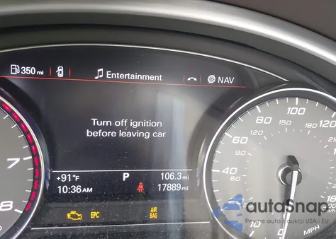 2013 Audi S8 4.0T z USA, uszkodzony, nr VIN WAUD2AFD9DN033113